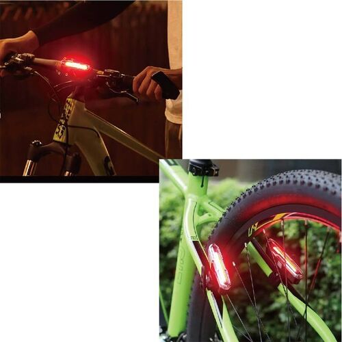 DJD LED 야간 자전거 안전등 깜빡이 후미등 비상등